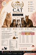 GOMO Core Nutrition CAT – All Life Stages – Poulet & Thon – 4 kg